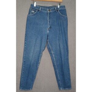 Vintage Wrangler Jeans High Rise Waist Womens 14x30 Tapered Mom Regular Fit